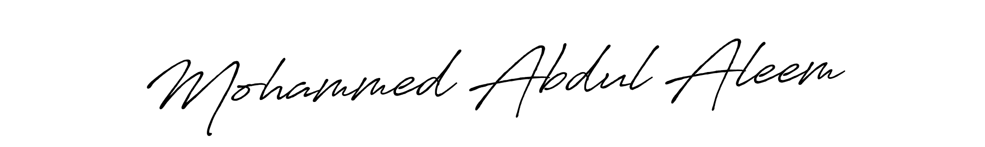 Once you've used our free online signature maker to create your best signature Antro_Vectra_Bolder style, it's time to enjoy all of the benefits that Mohammed Abdul Aleem name signing documents. Mohammed Abdul Aleem signature style 7 images and pictures png