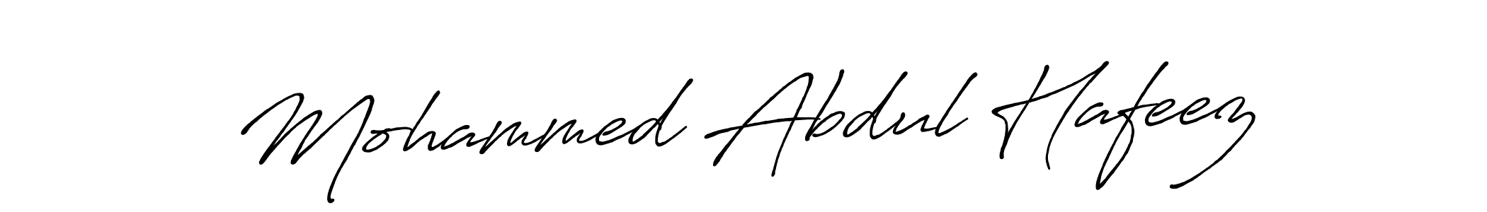 Design your own signature with our free online signature maker. With this signature software, you can create a handwritten (Antro_Vectra_Bolder) signature for name Mohammed Abdul Hafeez. Mohammed Abdul Hafeez signature style 7 images and pictures png