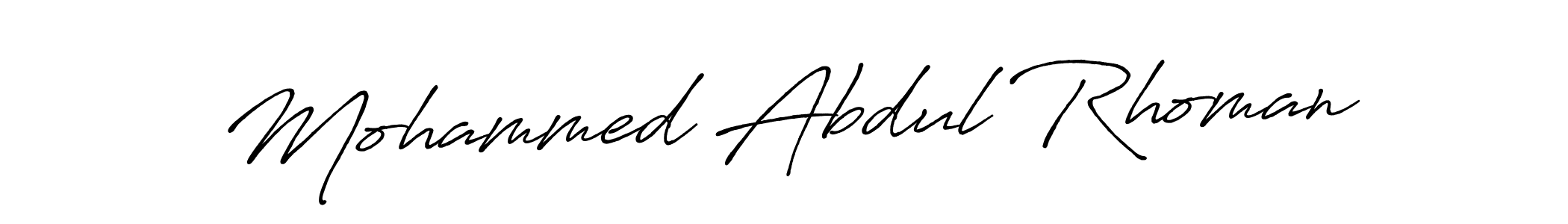 How to Draw Mohammed Abdul Rhoman signature style? Antro_Vectra_Bolder is a latest design signature styles for name Mohammed Abdul Rhoman. Mohammed Abdul Rhoman signature style 7 images and pictures png