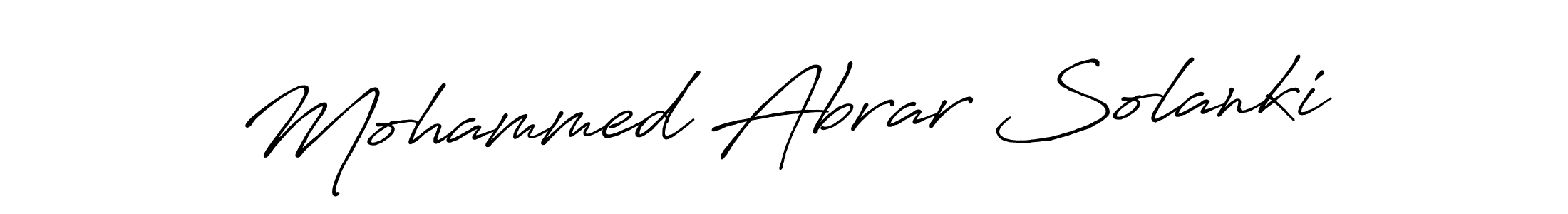 Make a short Mohammed Abrar Solanki signature style. Manage your documents anywhere anytime using Antro_Vectra_Bolder. Create and add eSignatures, submit forms, share and send files easily. Mohammed Abrar Solanki signature style 7 images and pictures png