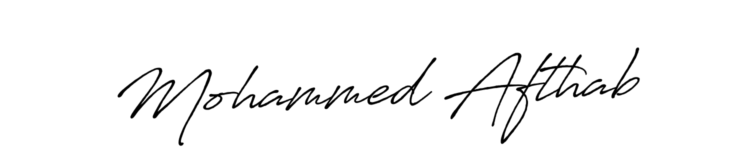 Make a beautiful signature design for name Mohammed Afthab. Use this online signature maker to create a handwritten signature for free. Mohammed Afthab signature style 7 images and pictures png