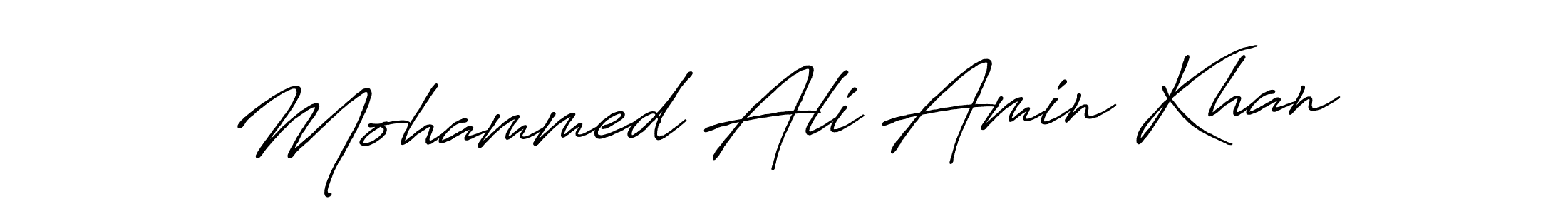 Use a signature maker to create a handwritten signature online. With this signature software, you can design (Antro_Vectra_Bolder) your own signature for name Mohammed Ali Amin Khan. Mohammed Ali Amin Khan signature style 7 images and pictures png