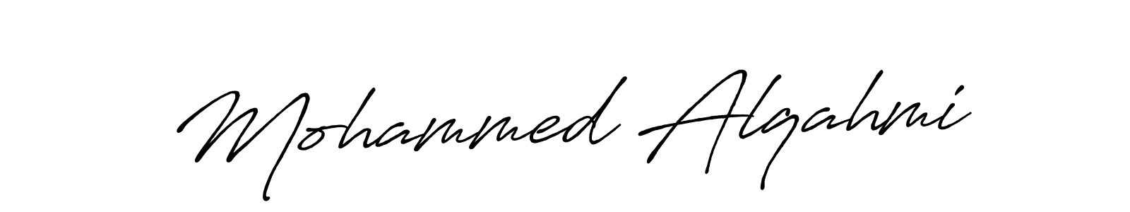 Use a signature maker to create a handwritten signature online. With this signature software, you can design (Antro_Vectra_Bolder) your own signature for name Mohammed Alqahmi. Mohammed Alqahmi signature style 7 images and pictures png