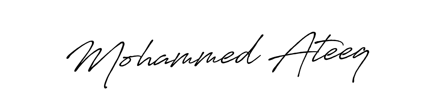 Make a beautiful signature design for name Mohammed Ateeq. Use this online signature maker to create a handwritten signature for free. Mohammed Ateeq signature style 7 images and pictures png