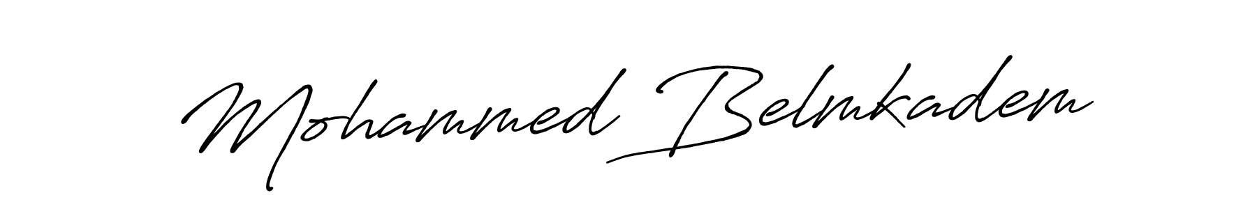 You should practise on your own different ways (Antro_Vectra_Bolder) to write your name (Mohammed Belmkadem) in signature. don't let someone else do it for you. Mohammed Belmkadem signature style 7 images and pictures png