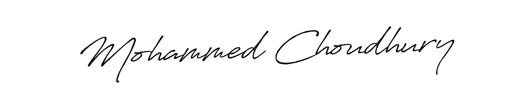 Make a short Mohammed Choudhury signature style. Manage your documents anywhere anytime using Antro_Vectra_Bolder. Create and add eSignatures, submit forms, share and send files easily. Mohammed Choudhury signature style 7 images and pictures png