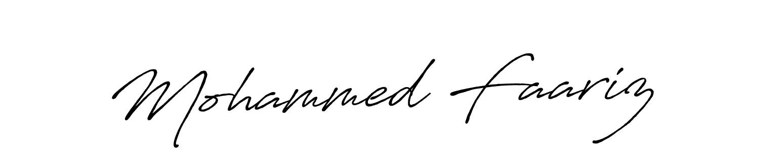 The best way (Antro_Vectra_Bolder) to make a short signature is to pick only two or three words in your name. The name Mohammed Faariz include a total of six letters. For converting this name. Mohammed Faariz signature style 7 images and pictures png