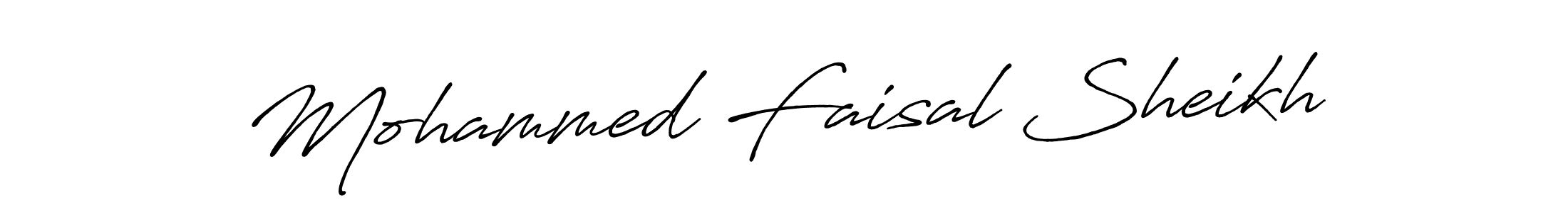 How to make Mohammed Faisal Sheikh signature? Antro_Vectra_Bolder is a professional autograph style. Create handwritten signature for Mohammed Faisal Sheikh name. Mohammed Faisal Sheikh signature style 7 images and pictures png