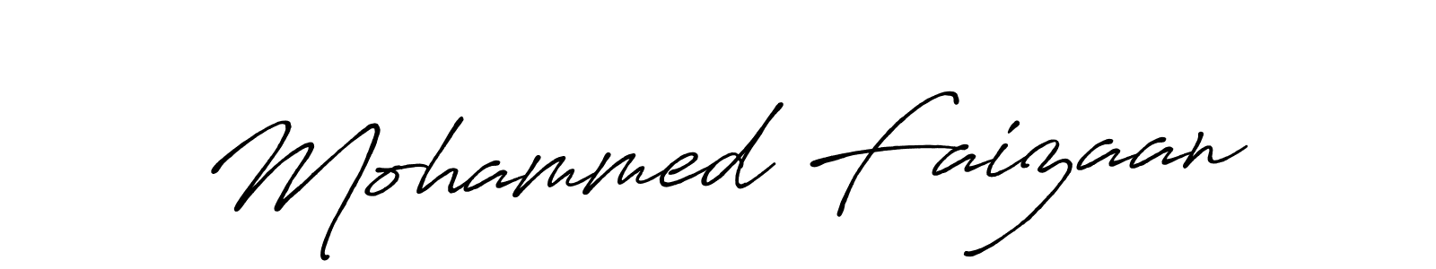 Similarly Antro_Vectra_Bolder is the best handwritten signature design. Signature creator online .You can use it as an online autograph creator for name Mohammed Faizaan. Mohammed Faizaan signature style 7 images and pictures png