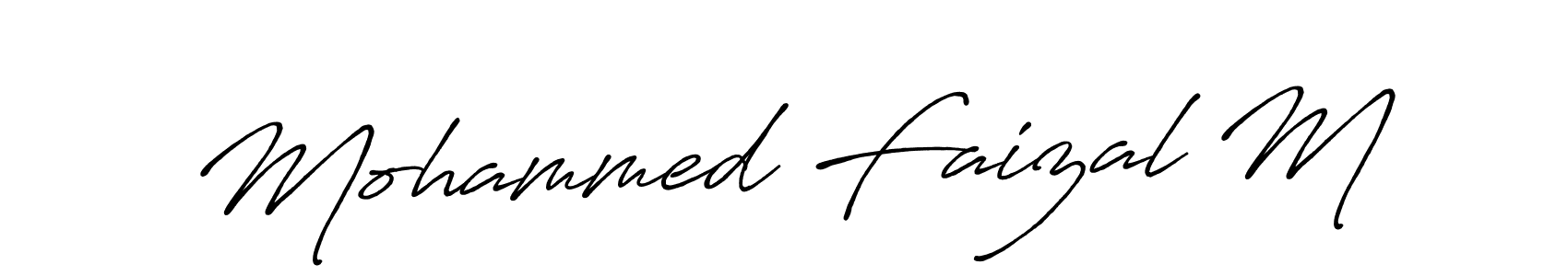 Similarly Antro_Vectra_Bolder is the best handwritten signature design. Signature creator online .You can use it as an online autograph creator for name Mohammed Faizal M. Mohammed Faizal M signature style 7 images and pictures png