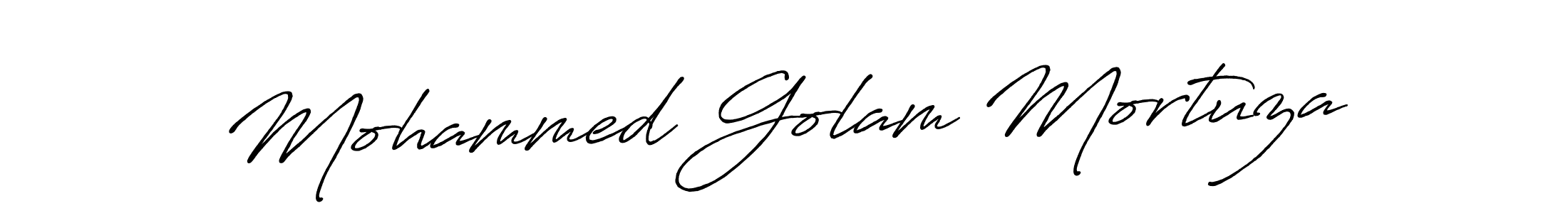 Use a signature maker to create a handwritten signature online. With this signature software, you can design (Antro_Vectra_Bolder) your own signature for name Mohammed Golam Mortuza. Mohammed Golam Mortuza signature style 7 images and pictures png