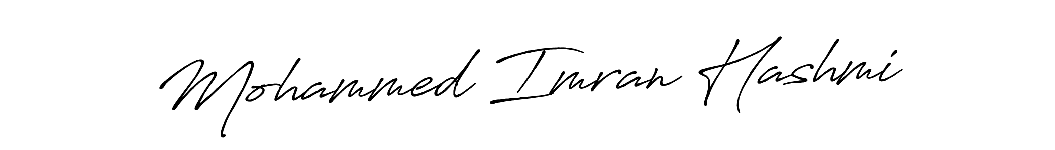 Use a signature maker to create a handwritten signature online. With this signature software, you can design (Antro_Vectra_Bolder) your own signature for name Mohammed Imran Hashmi. Mohammed Imran Hashmi signature style 7 images and pictures png