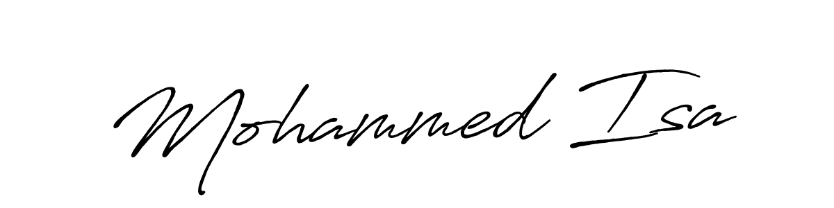 Make a short Mohammed Isa signature style. Manage your documents anywhere anytime using Antro_Vectra_Bolder. Create and add eSignatures, submit forms, share and send files easily. Mohammed Isa signature style 7 images and pictures png