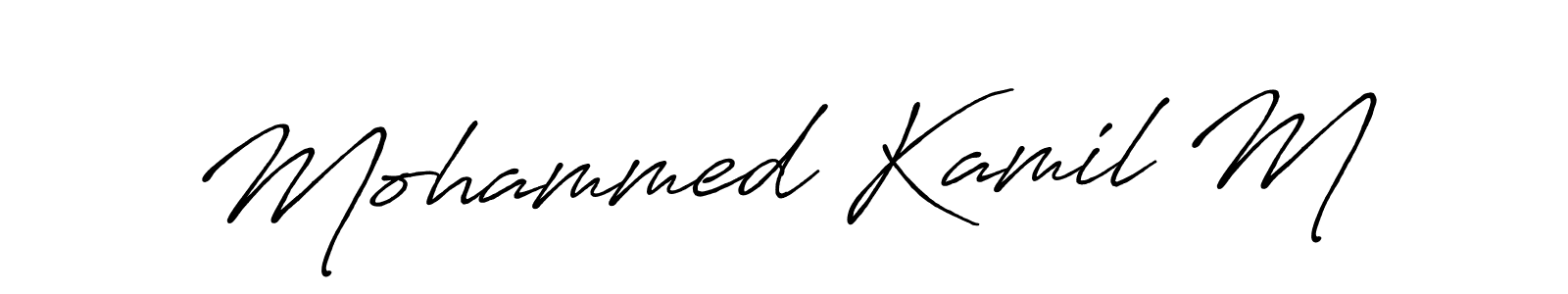 You can use this online signature creator to create a handwritten signature for the name Mohammed Kamil M. This is the best online autograph maker. Mohammed Kamil M signature style 7 images and pictures png