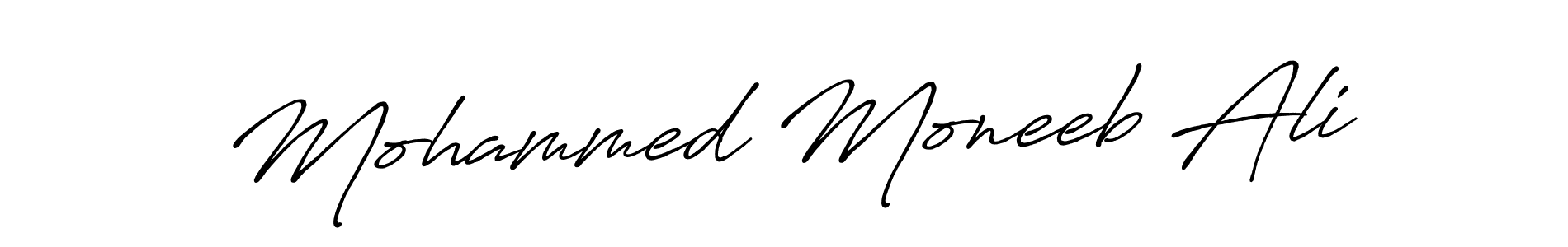 Make a short Mohammed Moneeb Ali signature style. Manage your documents anywhere anytime using Antro_Vectra_Bolder. Create and add eSignatures, submit forms, share and send files easily. Mohammed Moneeb Ali signature style 7 images and pictures png