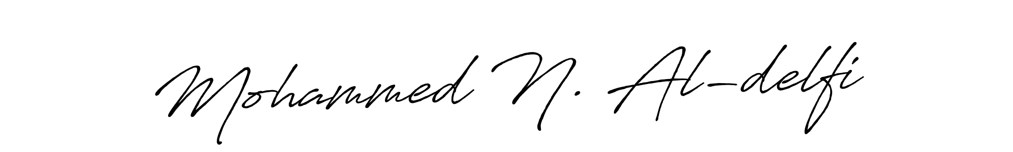 You should practise on your own different ways (Antro_Vectra_Bolder) to write your name (Mohammed N. Al-delfi) in signature. don't let someone else do it for you. Mohammed N. Al-delfi signature style 7 images and pictures png