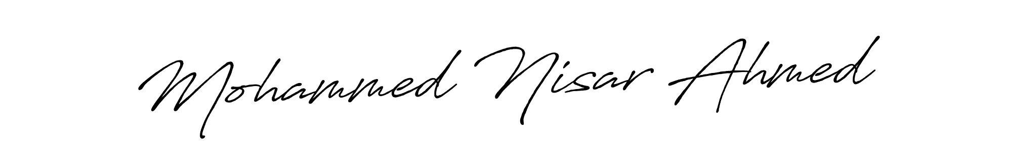 You can use this online signature creator to create a handwritten signature for the name Mohammed Nisar Ahmed. This is the best online autograph maker. Mohammed Nisar Ahmed signature style 7 images and pictures png