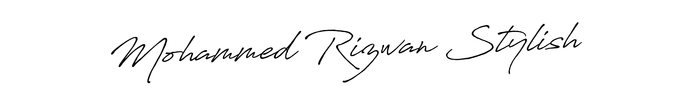 Also we have Mohammed Rizwan Stylish name is the best signature style. Create professional handwritten signature collection using Antro_Vectra_Bolder autograph style. Mohammed Rizwan Stylish signature style 7 images and pictures png