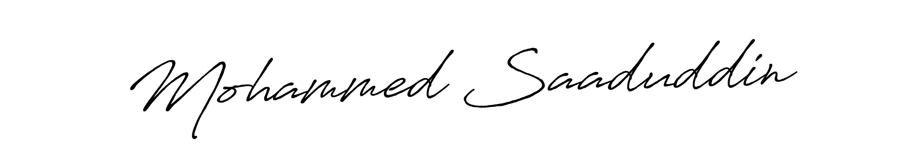 Antro_Vectra_Bolder is a professional signature style that is perfect for those who want to add a touch of class to their signature. It is also a great choice for those who want to make their signature more unique. Get Mohammed Saaduddin name to fancy signature for free. Mohammed Saaduddin signature style 7 images and pictures png