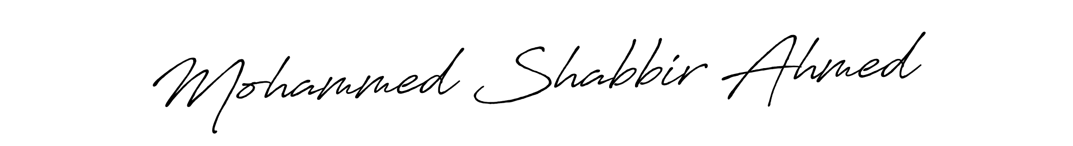 Also You can easily find your signature by using the search form. We will create Mohammed Shabbir Ahmed name handwritten signature images for you free of cost using Antro_Vectra_Bolder sign style. Mohammed Shabbir Ahmed signature style 7 images and pictures png