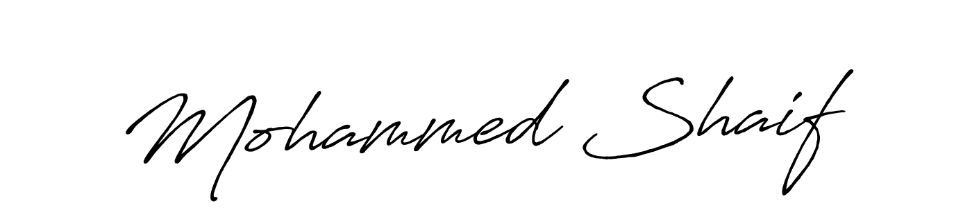 How to make Mohammed Shaif signature? Antro_Vectra_Bolder is a professional autograph style. Create handwritten signature for Mohammed Shaif name. Mohammed Shaif signature style 7 images and pictures png
