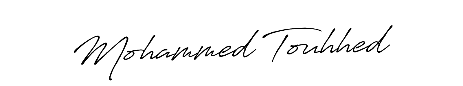 Make a beautiful signature design for name Mohammed Touhhed. Use this online signature maker to create a handwritten signature for free. Mohammed Touhhed signature style 7 images and pictures png