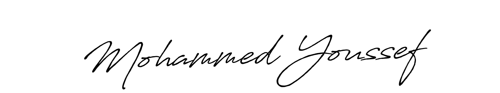 Also we have Mohammed Youssef name is the best signature style. Create professional handwritten signature collection using Antro_Vectra_Bolder autograph style. Mohammed Youssef signature style 7 images and pictures png