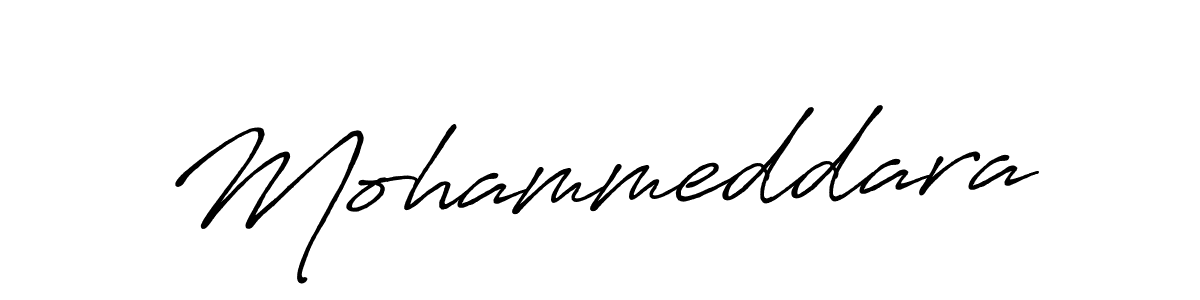 Use a signature maker to create a handwritten signature online. With this signature software, you can design (Antro_Vectra_Bolder) your own signature for name Mohammeddara. Mohammeddara signature style 7 images and pictures png