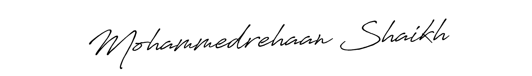 How to Draw Mohammedrehaan Shaikh signature style? Antro_Vectra_Bolder is a latest design signature styles for name Mohammedrehaan Shaikh. Mohammedrehaan Shaikh signature style 7 images and pictures png