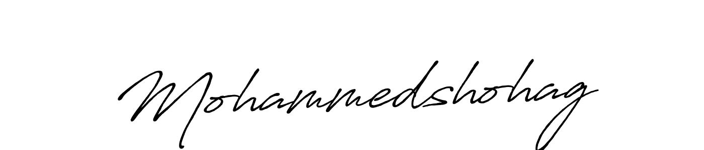 How to make Mohammedshohag signature? Antro_Vectra_Bolder is a professional autograph style. Create handwritten signature for Mohammedshohag name. Mohammedshohag signature style 7 images and pictures png