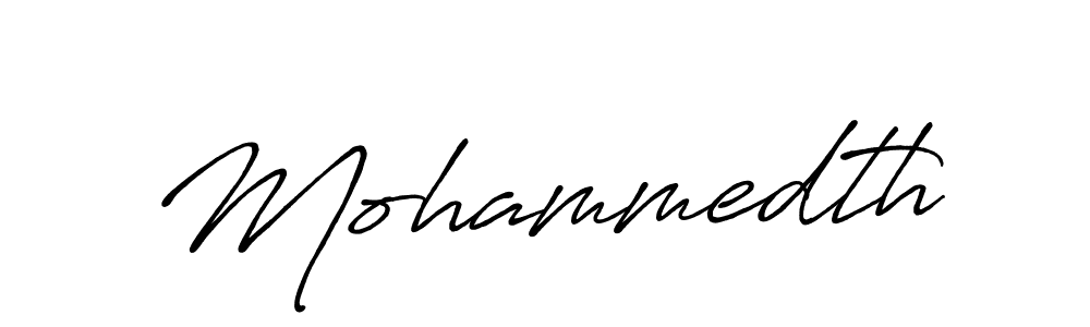 How to make Mohammedth signature? Antro_Vectra_Bolder is a professional autograph style. Create handwritten signature for Mohammedth name. Mohammedth signature style 7 images and pictures png