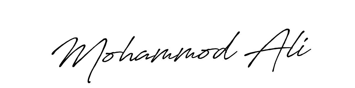 Use a signature maker to create a handwritten signature online. With this signature software, you can design (Antro_Vectra_Bolder) your own signature for name Mohammod Ali. Mohammod Ali signature style 7 images and pictures png