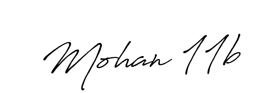 How to Draw Mohan 11b signature style? Antro_Vectra_Bolder is a latest design signature styles for name Mohan 11b. Mohan 11b signature style 7 images and pictures png