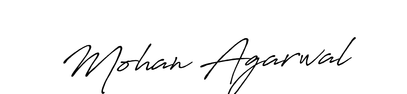 Make a beautiful signature design for name Mohan Agarwal. Use this online signature maker to create a handwritten signature for free. Mohan Agarwal signature style 7 images and pictures png