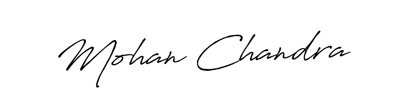 Make a beautiful signature design for name Mohan Chandra. Use this online signature maker to create a handwritten signature for free. Mohan Chandra signature style 7 images and pictures png