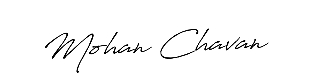 It looks lik you need a new signature style for name Mohan Chavan. Design unique handwritten (Antro_Vectra_Bolder) signature with our free signature maker in just a few clicks. Mohan Chavan signature style 7 images and pictures png