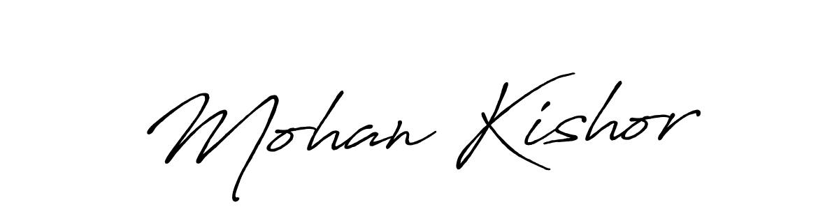 You can use this online signature creator to create a handwritten signature for the name Mohan Kishor. This is the best online autograph maker. Mohan Kishor signature style 7 images and pictures png