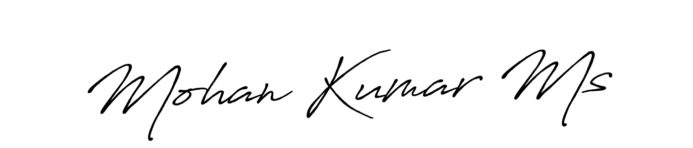 Make a beautiful signature design for name Mohan Kumar Ms. Use this online signature maker to create a handwritten signature for free. Mohan Kumar Ms signature style 7 images and pictures png