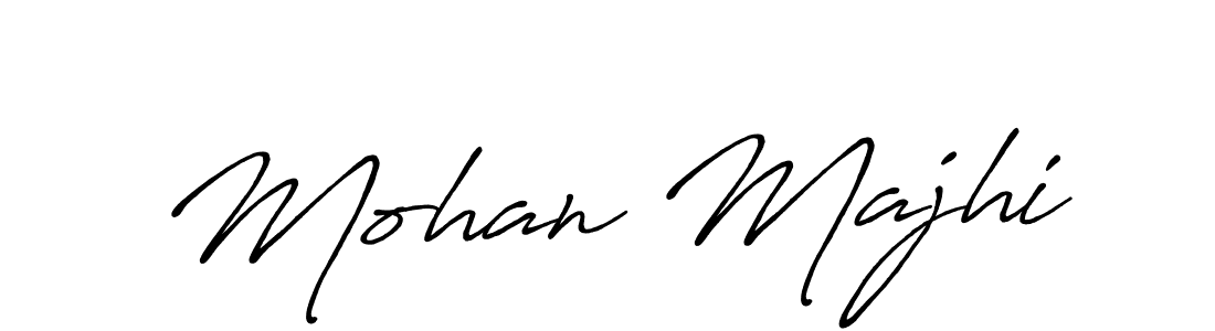 The best way (Antro_Vectra_Bolder) to make a short signature is to pick only two or three words in your name. The name Mohan Majhi include a total of six letters. For converting this name. Mohan Majhi signature style 7 images and pictures png
