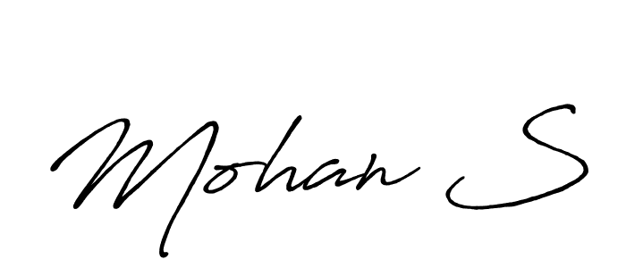 Make a short Mohan S signature style. Manage your documents anywhere anytime using Antro_Vectra_Bolder. Create and add eSignatures, submit forms, share and send files easily. Mohan S signature style 7 images and pictures png