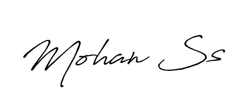 Also we have Mohan Ss name is the best signature style. Create professional handwritten signature collection using Antro_Vectra_Bolder autograph style. Mohan Ss signature style 7 images and pictures png