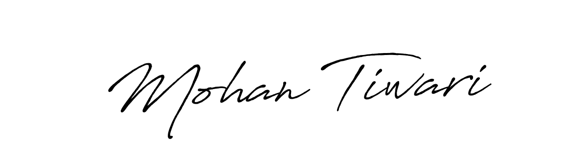 It looks lik you need a new signature style for name Mohan Tiwari. Design unique handwritten (Antro_Vectra_Bolder) signature with our free signature maker in just a few clicks. Mohan Tiwari signature style 7 images and pictures png