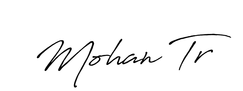 Also we have Mohan Tr name is the best signature style. Create professional handwritten signature collection using Antro_Vectra_Bolder autograph style. Mohan Tr signature style 7 images and pictures png
