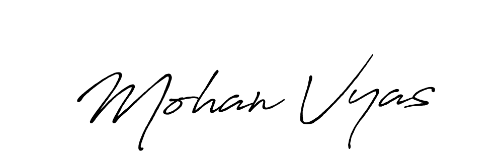 Similarly Antro_Vectra_Bolder is the best handwritten signature design. Signature creator online .You can use it as an online autograph creator for name Mohan Vyas. Mohan Vyas signature style 7 images and pictures png