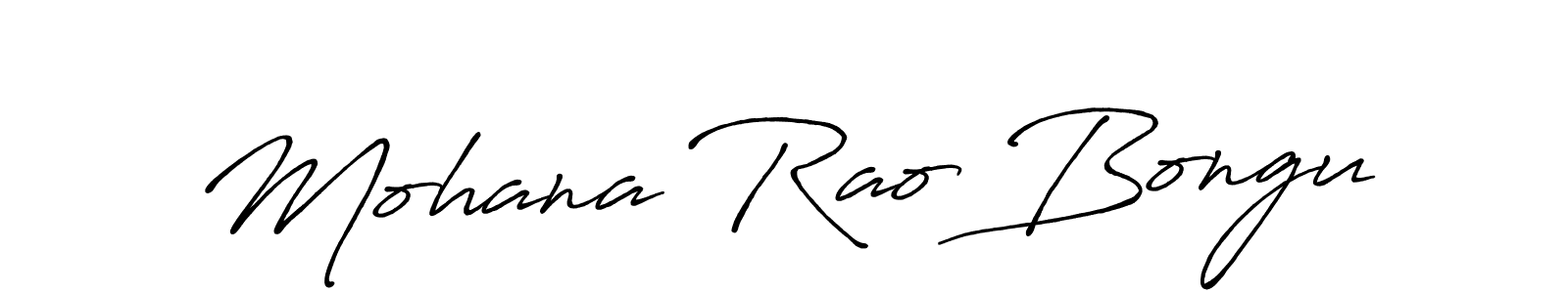 Also You can easily find your signature by using the search form. We will create Mohana Rao Bongu name handwritten signature images for you free of cost using Antro_Vectra_Bolder sign style. Mohana Rao Bongu signature style 7 images and pictures png