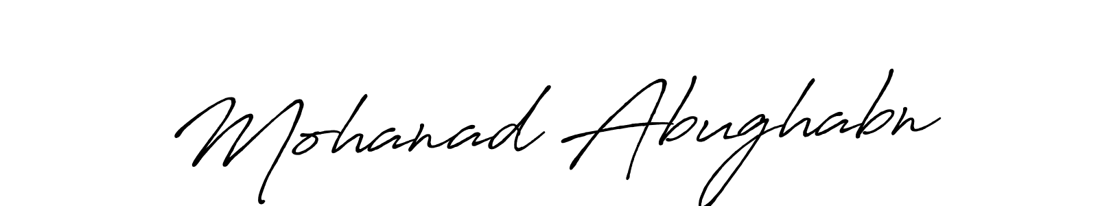 if you are searching for the best signature style for your name Mohanad Abughabn. so please give up your signature search. here we have designed multiple signature styles  using Antro_Vectra_Bolder. Mohanad Abughabn signature style 7 images and pictures png