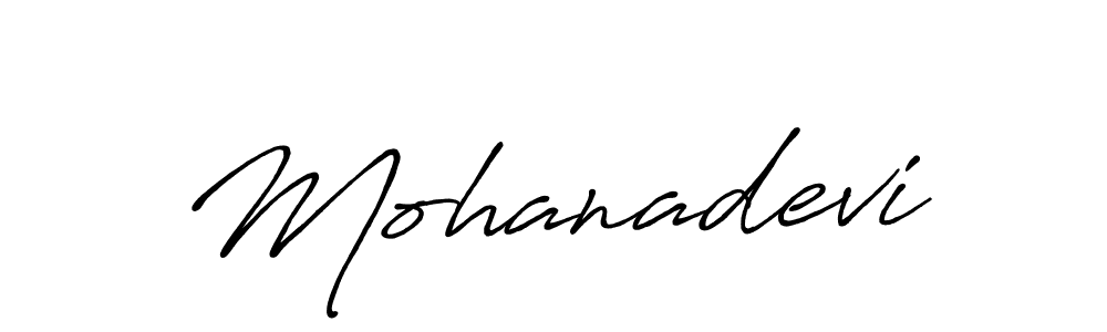 Design your own signature with our free online signature maker. With this signature software, you can create a handwritten (Antro_Vectra_Bolder) signature for name Mohanadevi. Mohanadevi signature style 7 images and pictures png