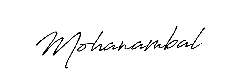 if you are searching for the best signature style for your name Mohanambal. so please give up your signature search. here we have designed multiple signature styles  using Antro_Vectra_Bolder. Mohanambal signature style 7 images and pictures png
