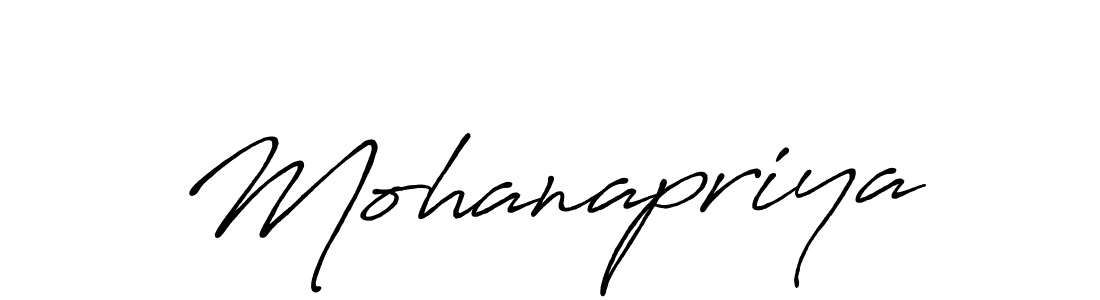 Also You can easily find your signature by using the search form. We will create Mohanapriya name handwritten signature images for you free of cost using Antro_Vectra_Bolder sign style. Mohanapriya signature style 7 images and pictures png