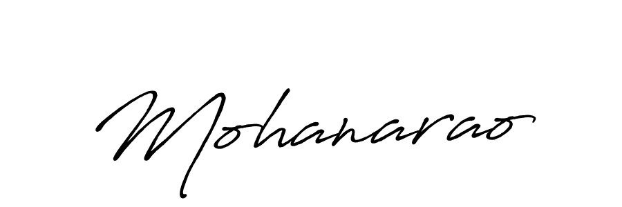 Create a beautiful signature design for name Mohanarao. With this signature (Antro_Vectra_Bolder) fonts, you can make a handwritten signature for free. Mohanarao signature style 7 images and pictures png